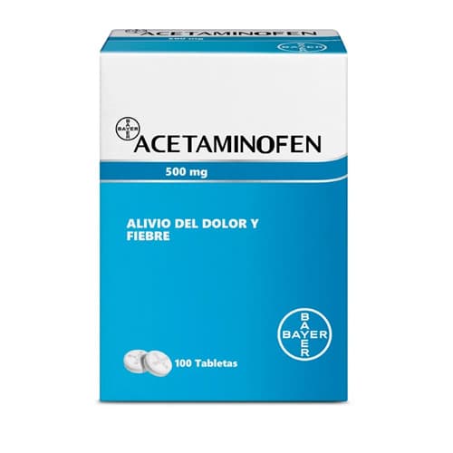 ACETAMINOFEN 500MG X 100 TAB (E)