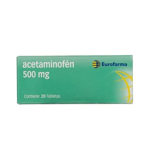 ACETAMINOFEN 500MG X 20 (E)